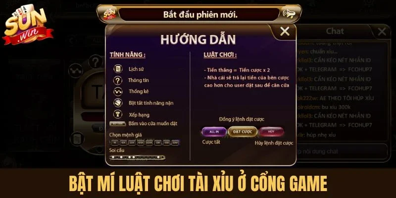 Bật mí luật chơi Tài Xỉu ở cổng game