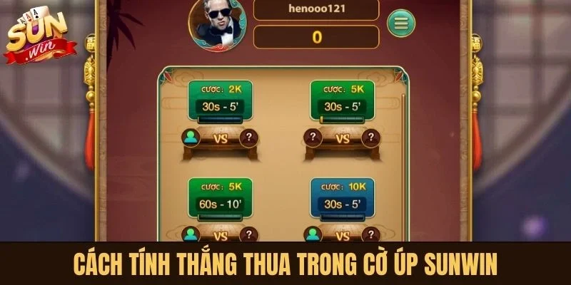 Cách tính thắng thua trong Cờ Úp Sunwin