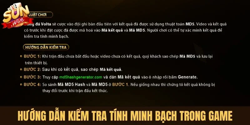 Hướng dẫn kiểm tra tính minh bạch trong game
