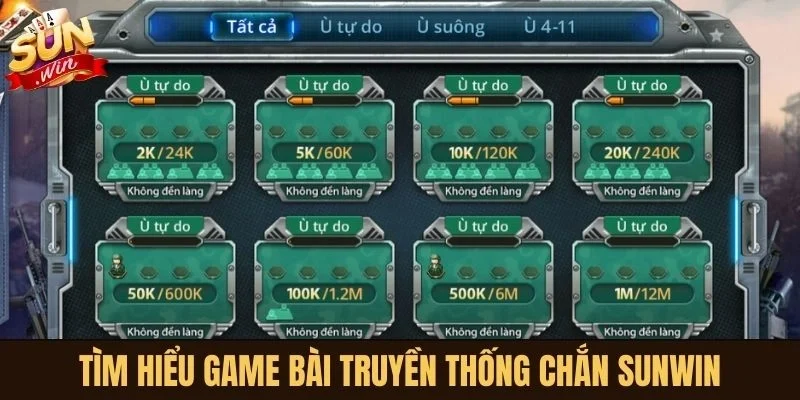 Tìm hiểu game bài truyền thống Chắn Sunwin